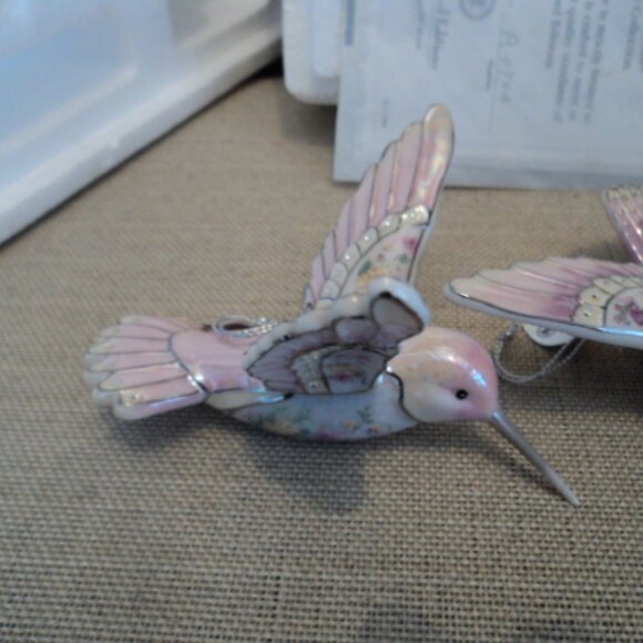 porcelain hummingbird ornaments~ Lot of 3 - Picture 2 of 7